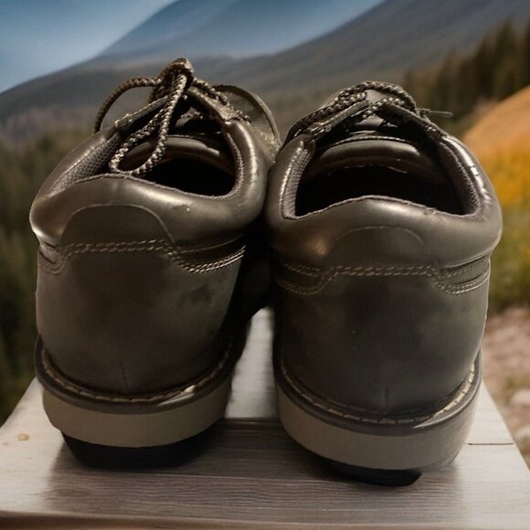 Earth Spirit Men 11.5 W Emery Boots Oxford Genuine Leather Brown Lace Up… - Picture 4 of 7